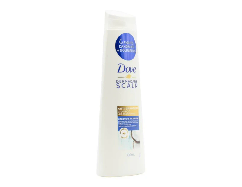 Dove Shampoo Anti-Dandruff Coconut & Hydration Shampoo 300mL