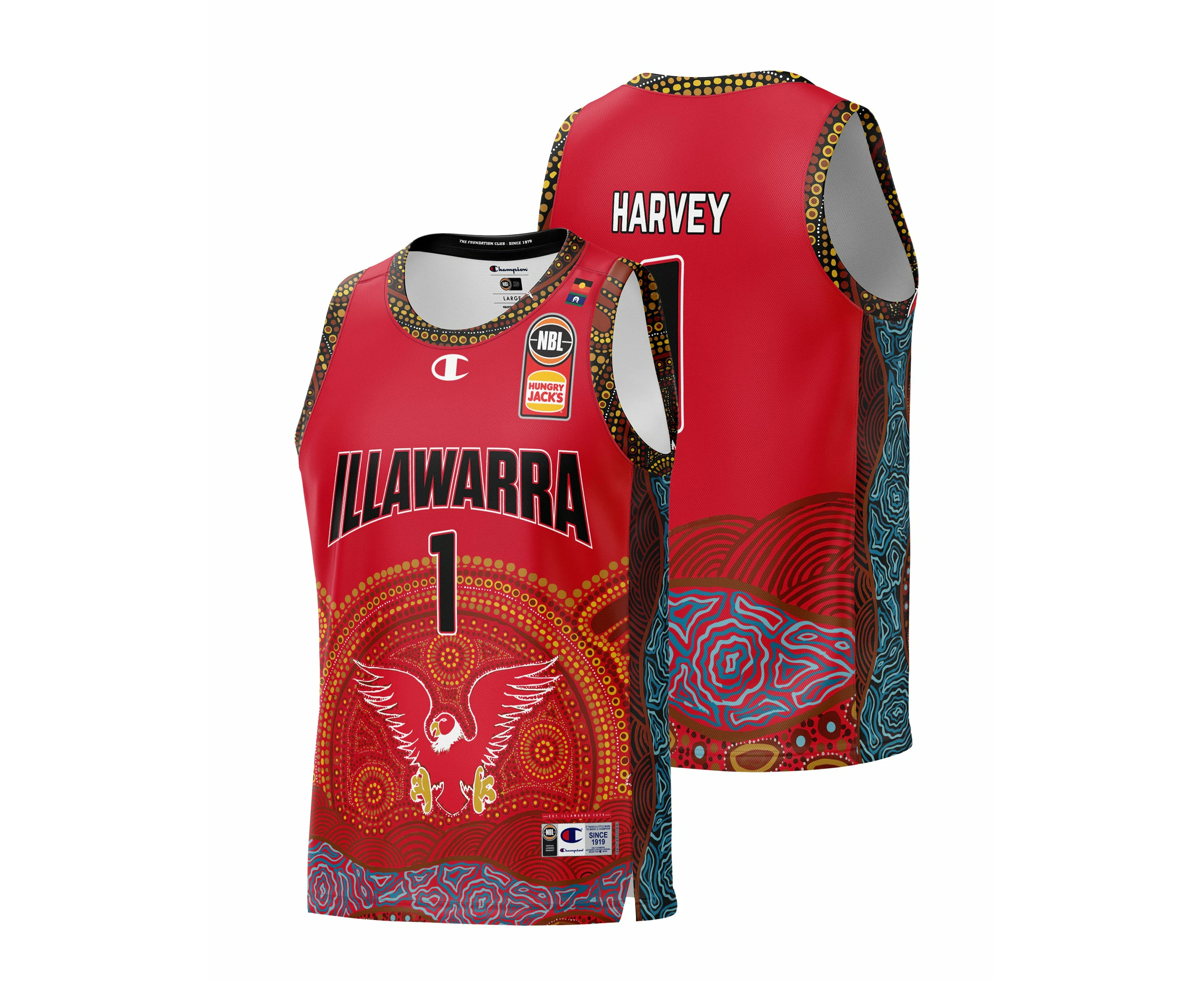 Illawarra Hawks 23/24 Indigenous Jersey - Tyler Harvey