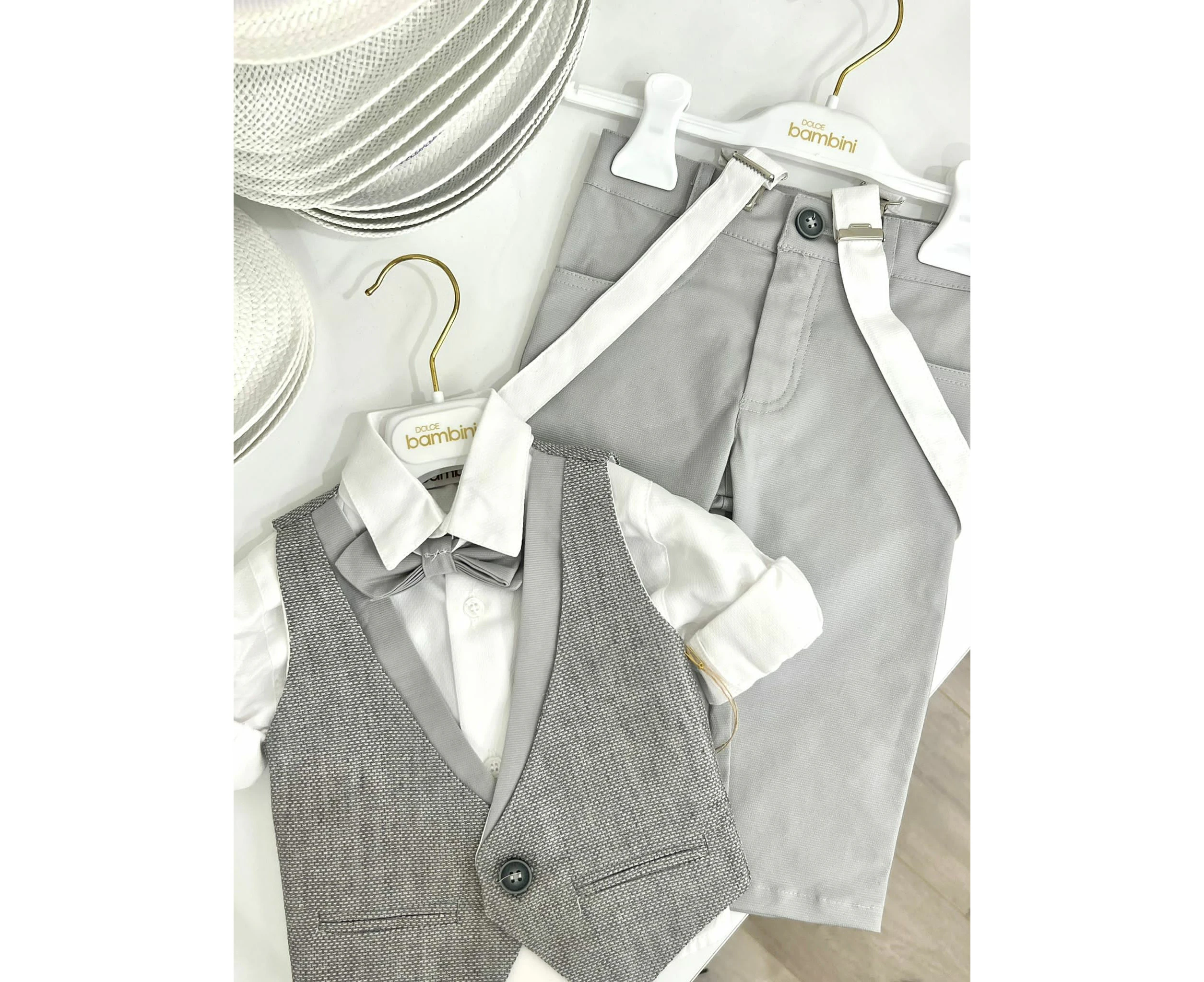 Dolce Bambini -3 Piece Grey Suit