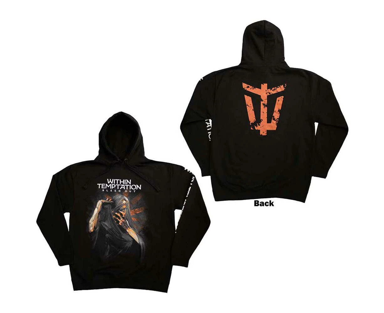 Within Temptation | Official Band Hoodie | Bleed Out (Back & Sleeve Print)