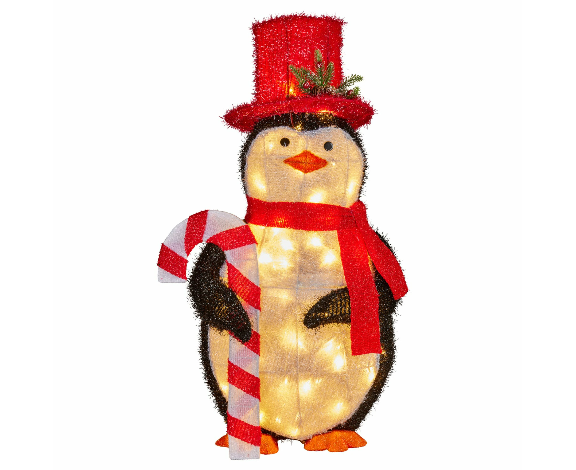 Christmas Penguin Display with Lights Indoor/Outdoor 80cm