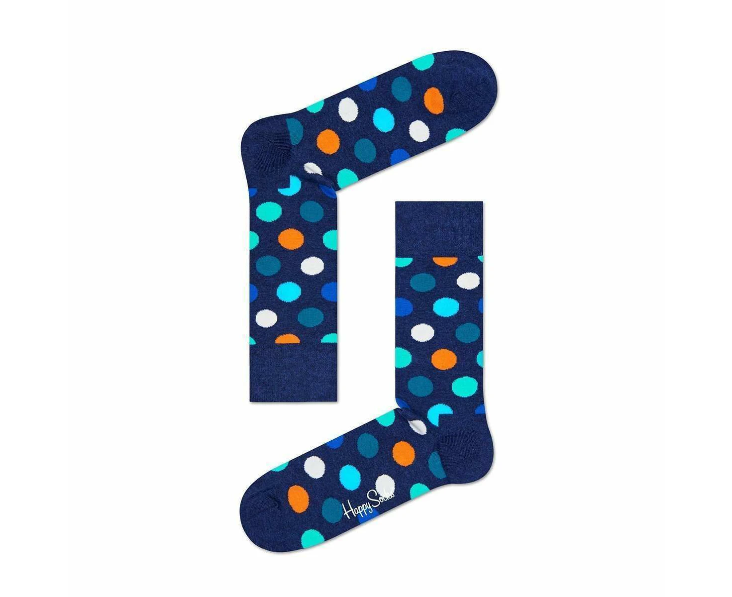 Big Dot Sock Navy/Multi