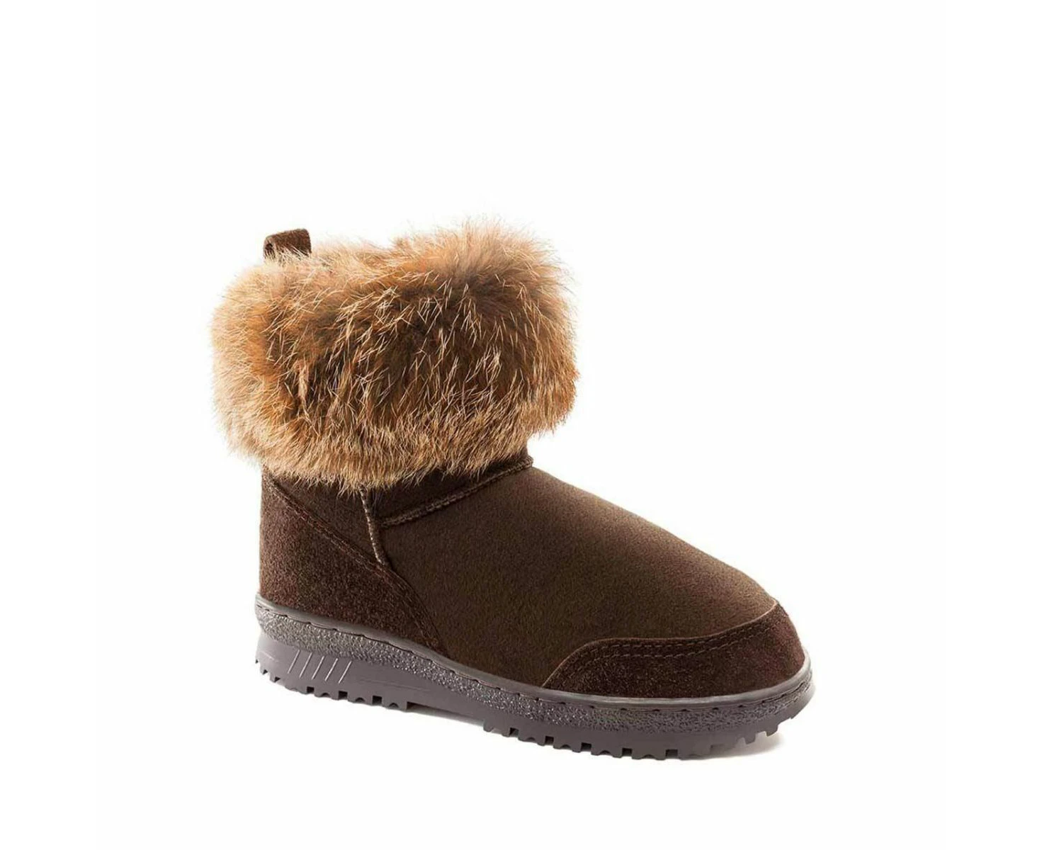 UGG Australia Bondi Mini Fox Boots - Chocolate