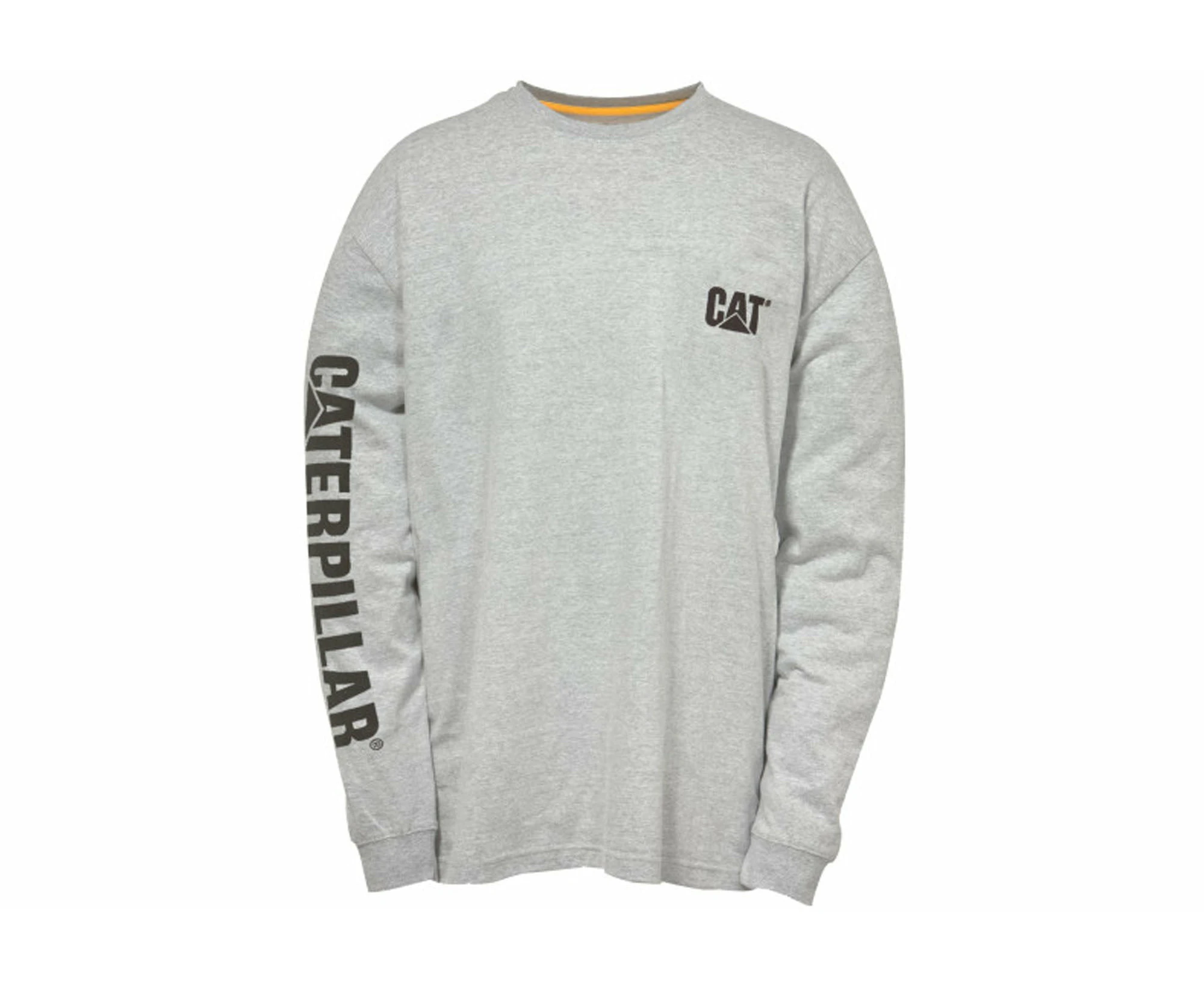 Caterpillar Men's Trademark Banner Long Sleeve T-Shirt - Grey