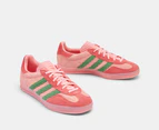 Adidas Women's Gazelle Indoor Sneakers - Semi Pink Spark/Preloved Green/Preloved Scarlet