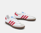 Adidas Unisex Samba OG Sneakers - Cloud White/Better Scarlet