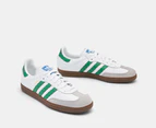 Adidas Unisex Samba OG Sneakers - Cloud White/Green