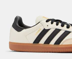 Adidas Unisex Samba OG Sneakers - Cream White/Core Black/Sand Strata