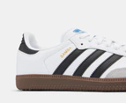 Adidas Unisex Samba OG Sneakers - White/Core Black/Clear Granite