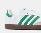 Adidas Unisex Samba OG Sneakers - Cloud White/Green