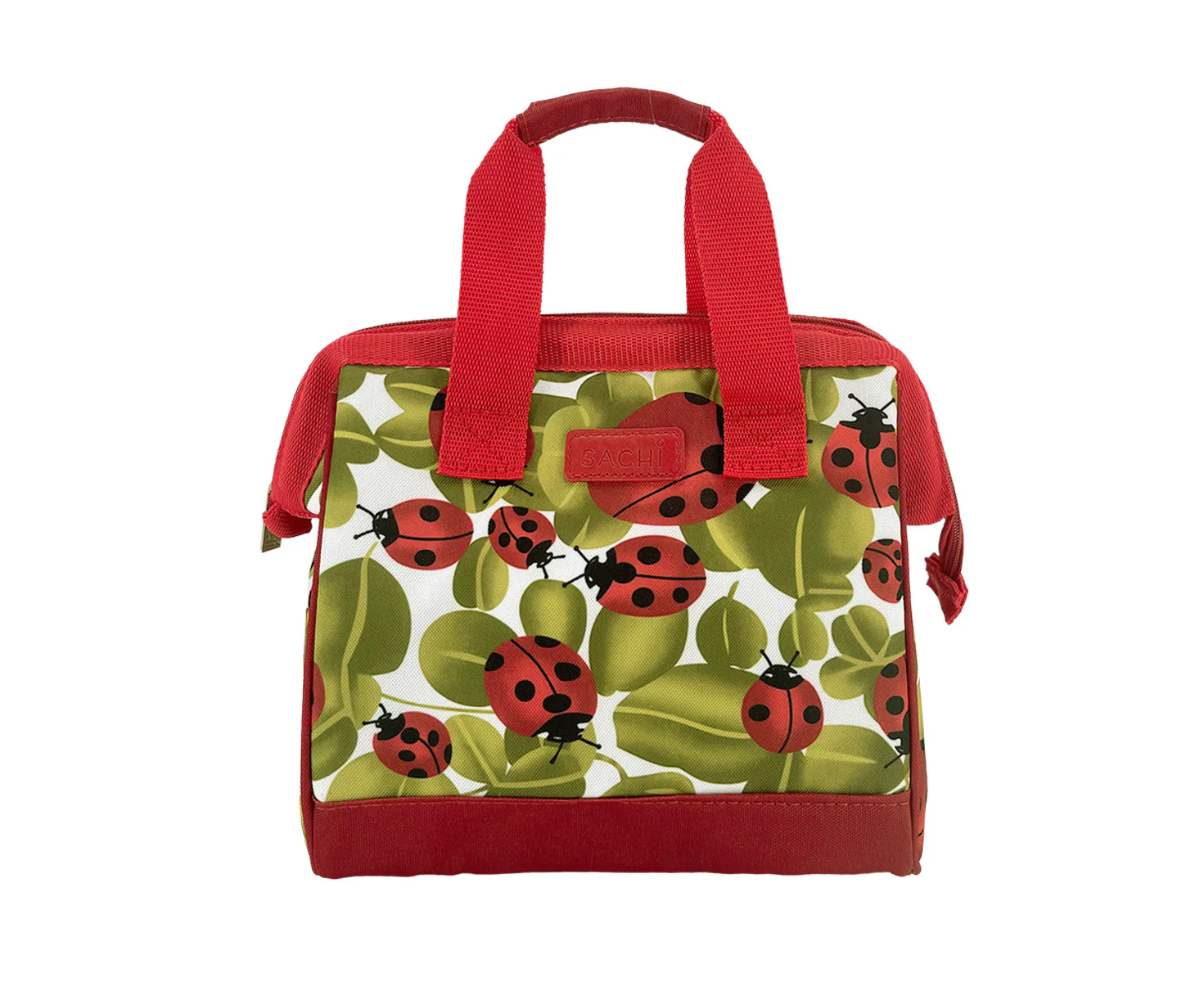 Sachi Insulated Lunch BagTote Storage School Work Recess Style 34 - Lady Bug