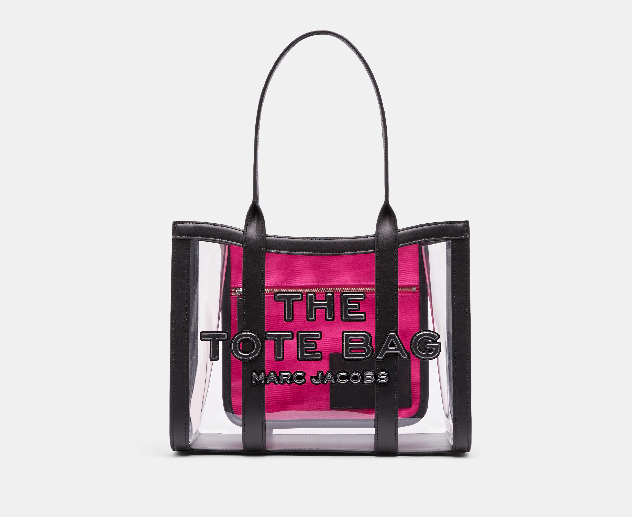 Marc Jacobs The Medium Clear Tote Bag - Black