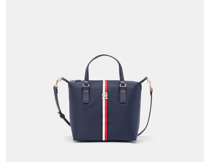 Tommy Hilfiger Poppy Small Corp Tote Bag - Desert Sky