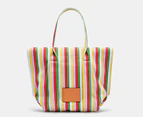 Marc Jacobs Stripe Jacquard Beach Tote Bag - Wisteria/Multi