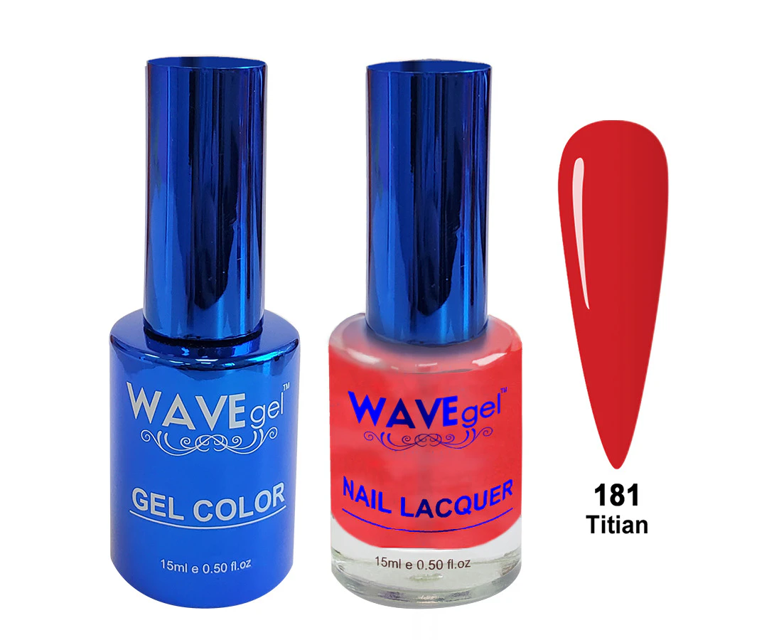 Wave WR181 Titian - Royal Collection Gel Polish & Nail Lacquer Duo 15ml