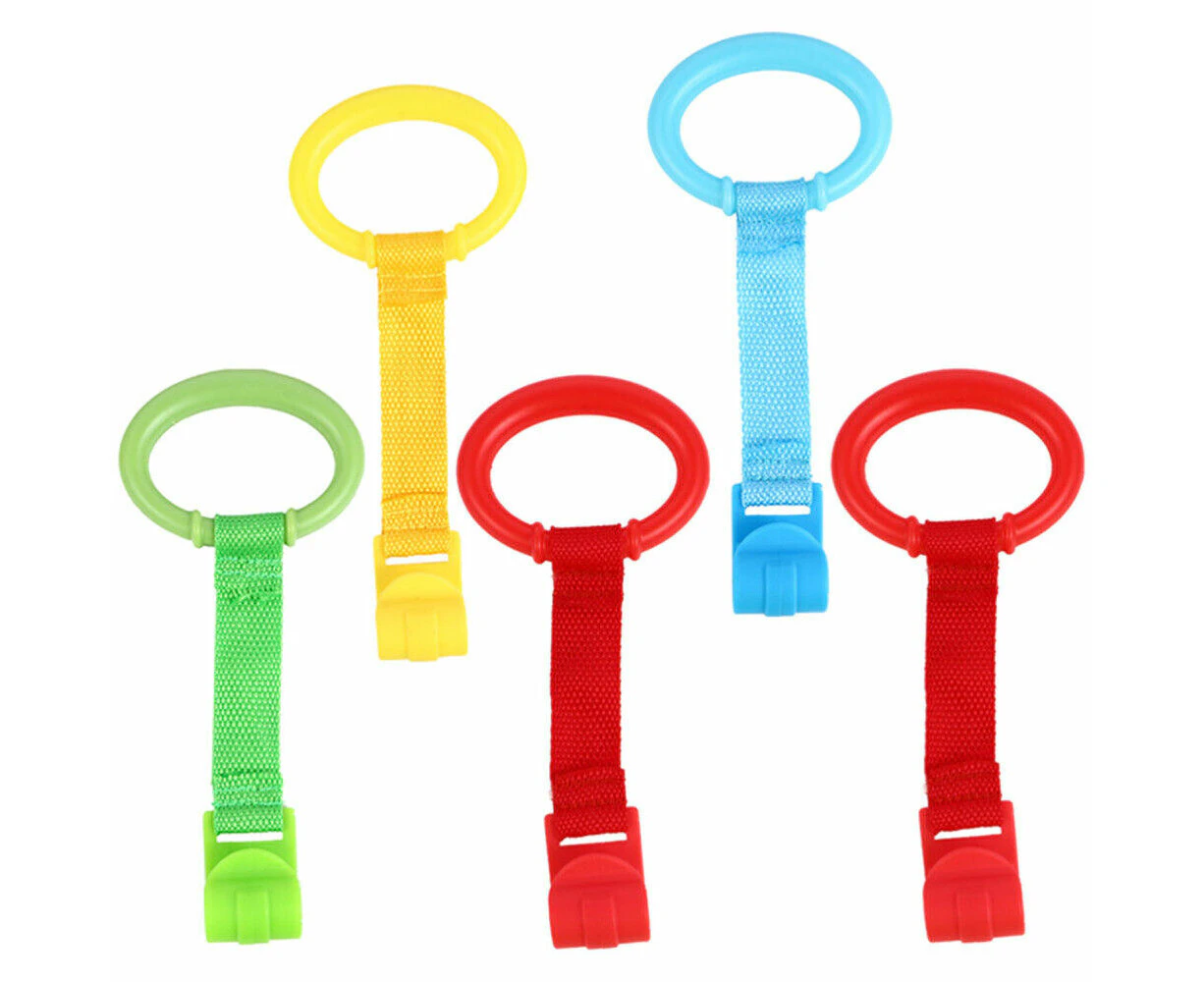 5 Pcs Walking Training Tool Baby Stand up Walker Toy Bed Ring Toddler Rings