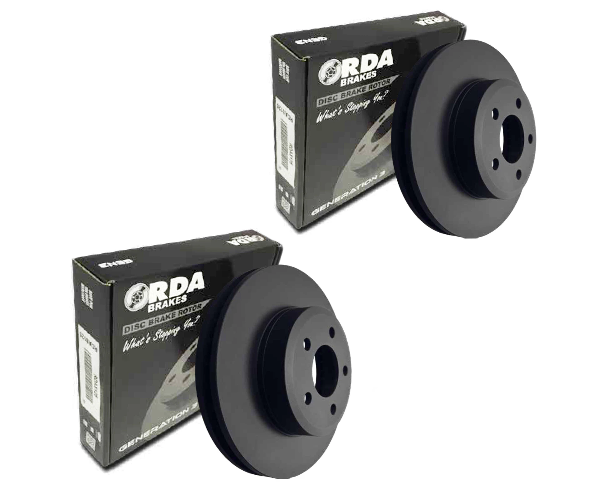 Front Pair RDA Disc Brake Rotors for Holden Frontera All Models 10/1995 - 6/2004