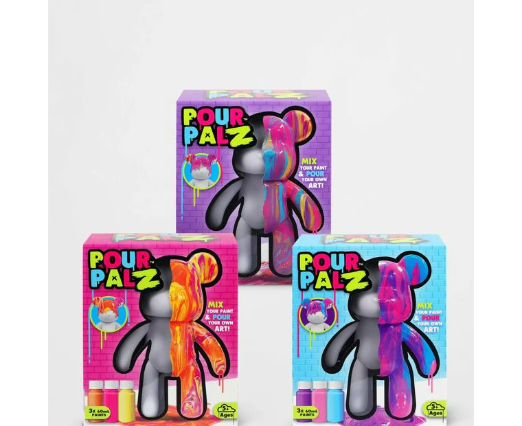 Pour Palz DIY Paint Bear - Assorted*