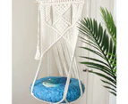 Cotton Rope Hanging Swing Hammock Chair Tassel Tapestry Decorations For Cat Pet Home Garden