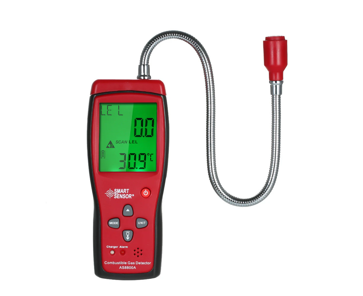 SMART SENSOR Combustible Gas Detector Digital Combustible Gas Detection Instrument Hand-held Gas Leak Tester