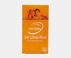 2 x 24pk LifeStyles Ultra Thin Condoms