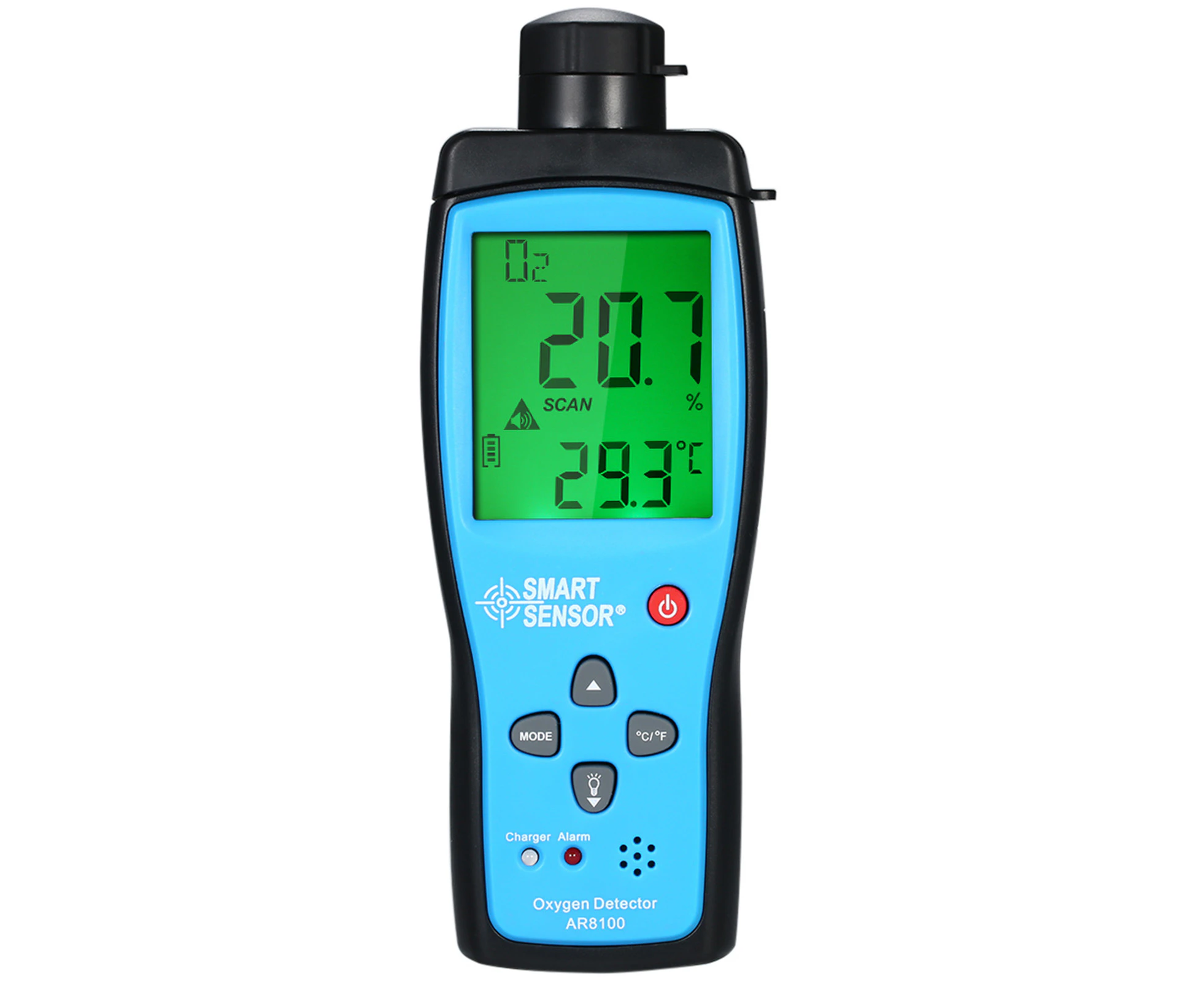 SMART SENSOR Oxygen Meter Digital Portable Automotive O2 Gas Tester Monitor Detector Handheld Oxygen Meter