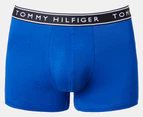 Tommy Hilfiger Men's Cotton Stretch Trunks 3-Pack - Sea Blue/Red/Navy