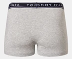 Tommy Hilfiger Men's Cotton Stretch Trunks 3-Pack - Red/Navy/Grey