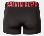 Calvin Klein Men's Intense Power Microfibre Trunks 3-Pack - Black/Grey Sky/Pompeian Red