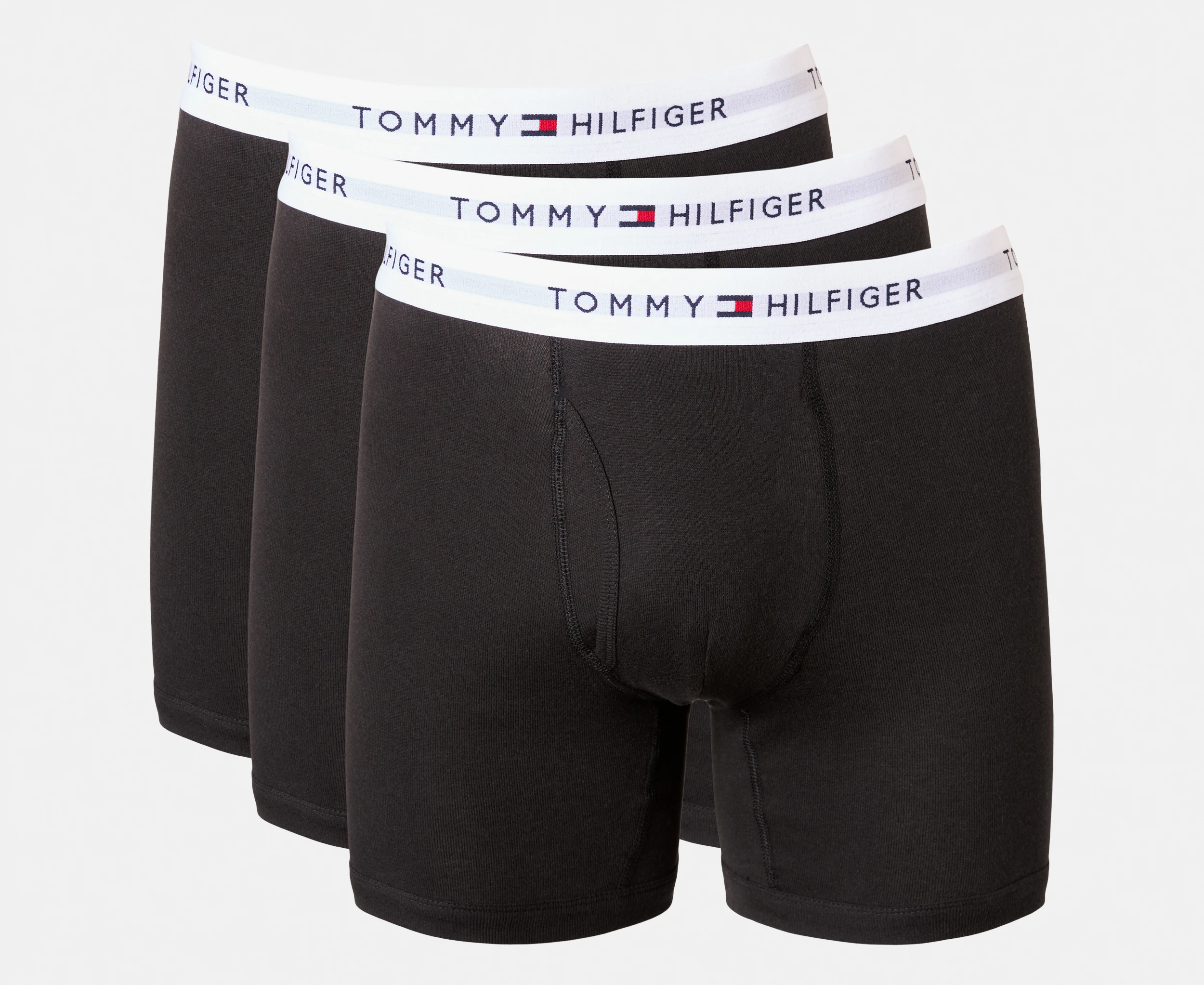 Tommy Hilfiger Men's Cotton Classics Boxer Briefs 3-Pack - Black