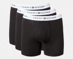 Tommy Hilfiger Men's Cotton Classics Boxer Briefs 3-Pack - Black