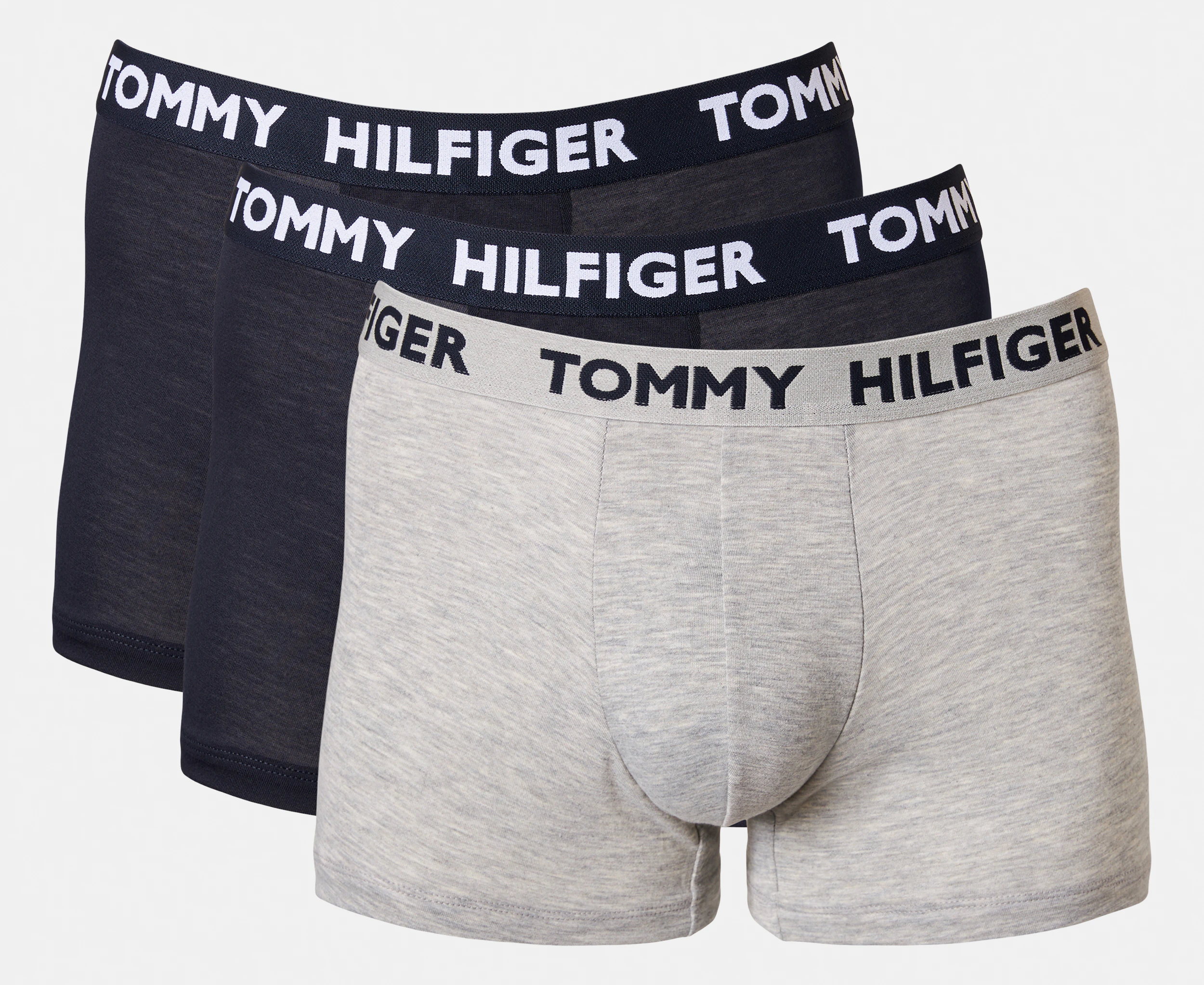 Tommy Hilfiger Men's Statement Flex Trunks 3-Pack - Navy/Grey