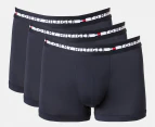 Tommy Hilfiger Men's THComfort+ Trunks 3-Pack - Navy