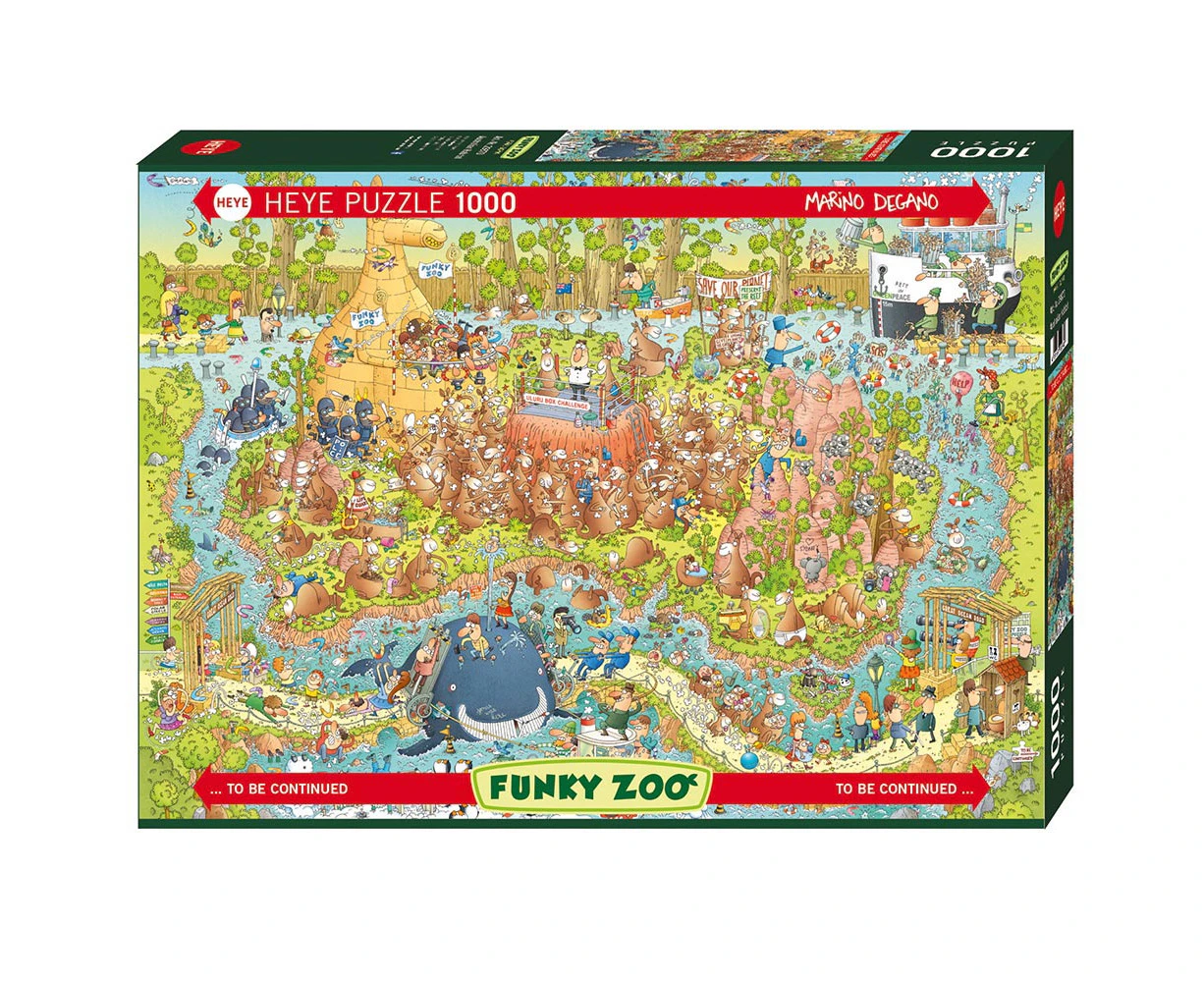 Heye Funky Zoo Australian Habitat 1000 Piece Jigsaw Puzzle