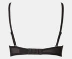 Calvin Klein Women's Sheer Marquisette Lightly Lined Demi Bra - Black