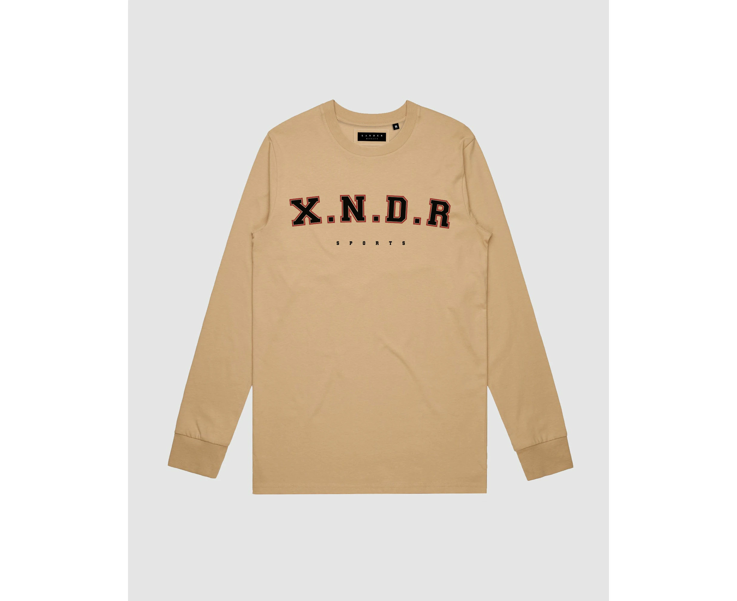 Xander Youth Heritage Fashion Varsity Long Sleeve - Youth - Camel