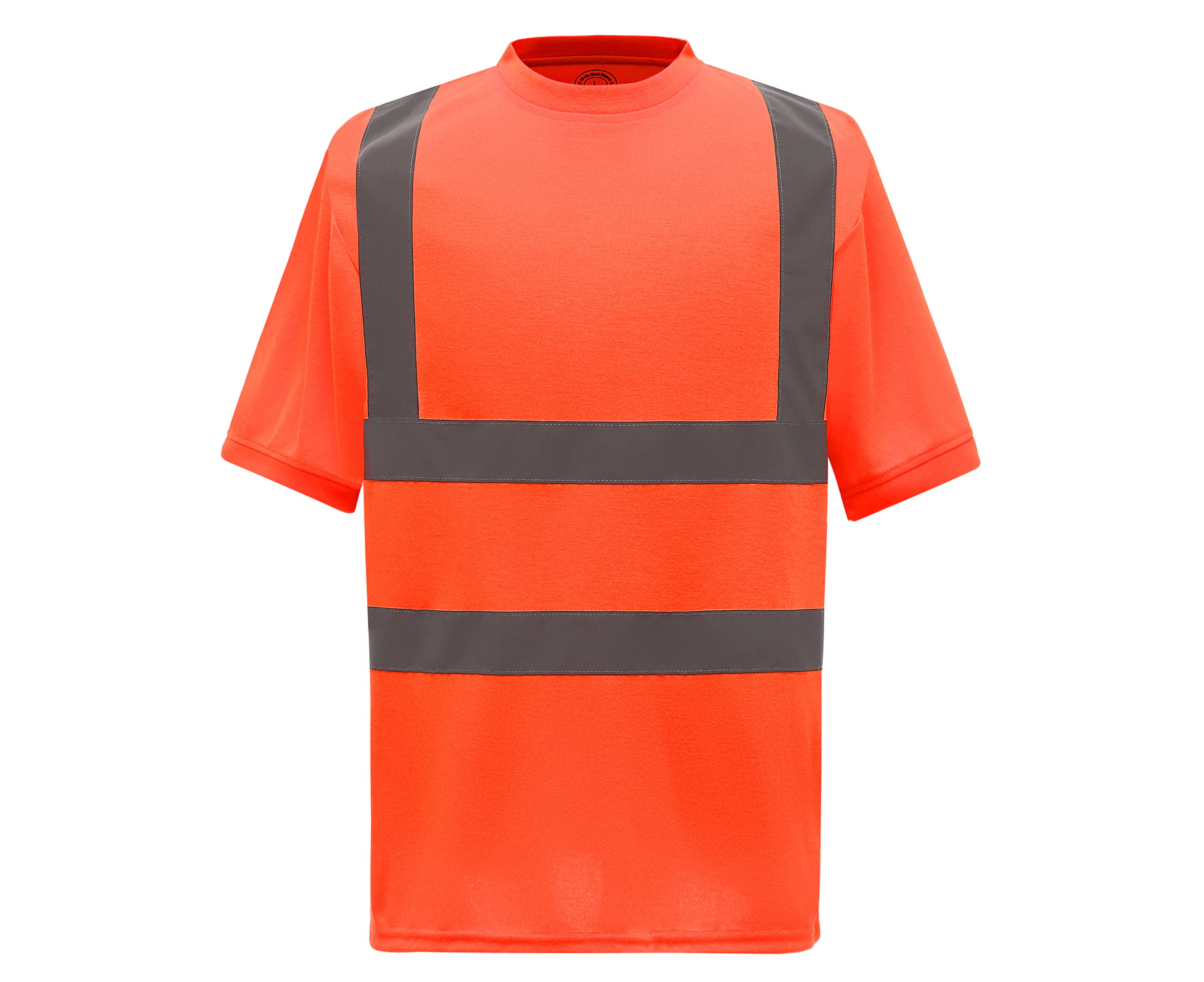 Yoko Unisex Adult Hi-Vis Safety Short-Sleeved T-Shirt (Orange) - RW9922