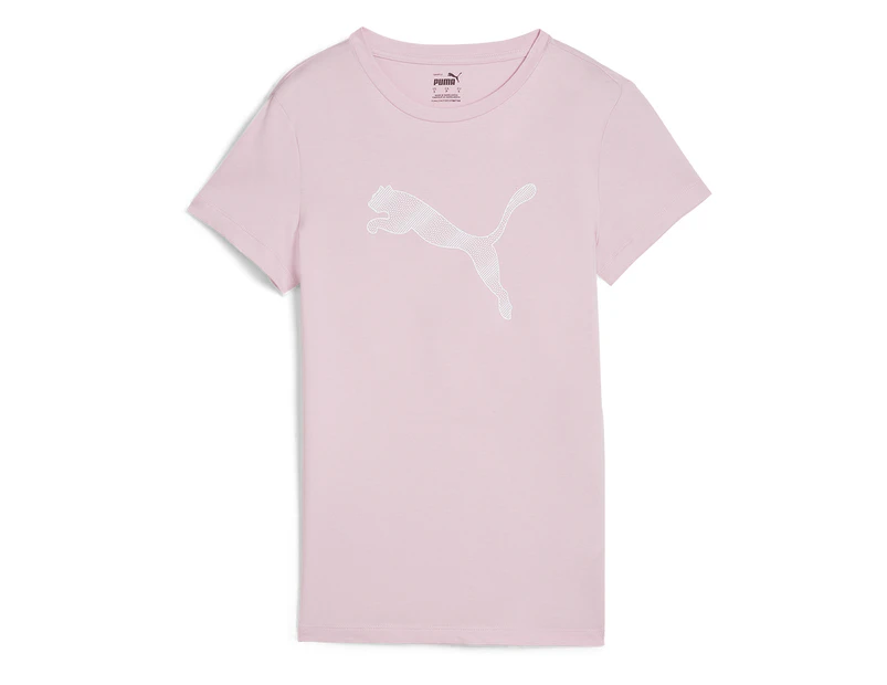 Puma Women's Mass Merchants Tee / T-Shirt / Tshirt - Grape Mist