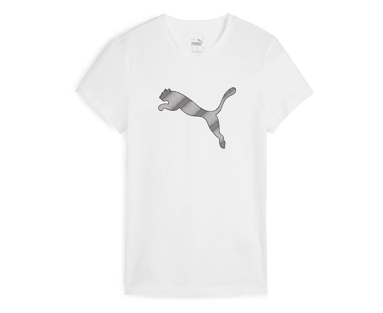 Puma Women's Mass Merchants Tee / T-Shirt / Tshirt - White