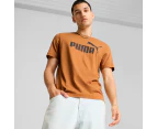 Puma Men's Essentials Logo Tee / T-Shirt / Tshirt - Caramel Latte