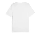 Puma Men's Essentials+ Logo Lab Cat Tee / T-Shirt / Tshirt - White