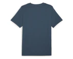 Puma Men's Essentials+ Logo Lab Holiday Tee / T-Shirt / Tshirt - Grey Skies