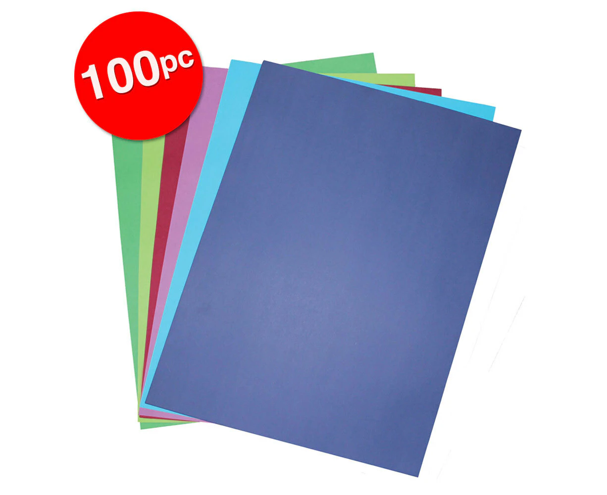 2x 50pc Colourful Days A3 Board 200GSM Cool Craft School Paper Assorted Colours