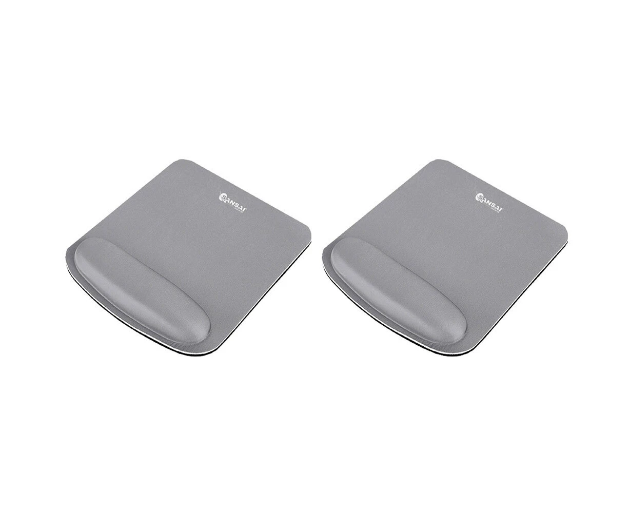 2x Sansai Foam Fusion Wrist Rest Support Computer/Laptop Mouse Pad Assorted