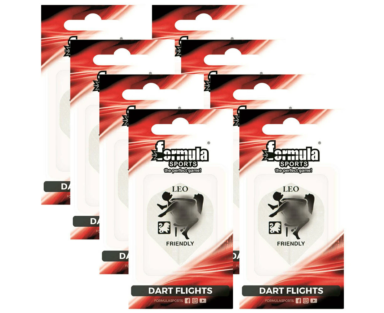 24pc Formula Sports Metallic Zodiac Dart Flights Standard Wing Assorted Set