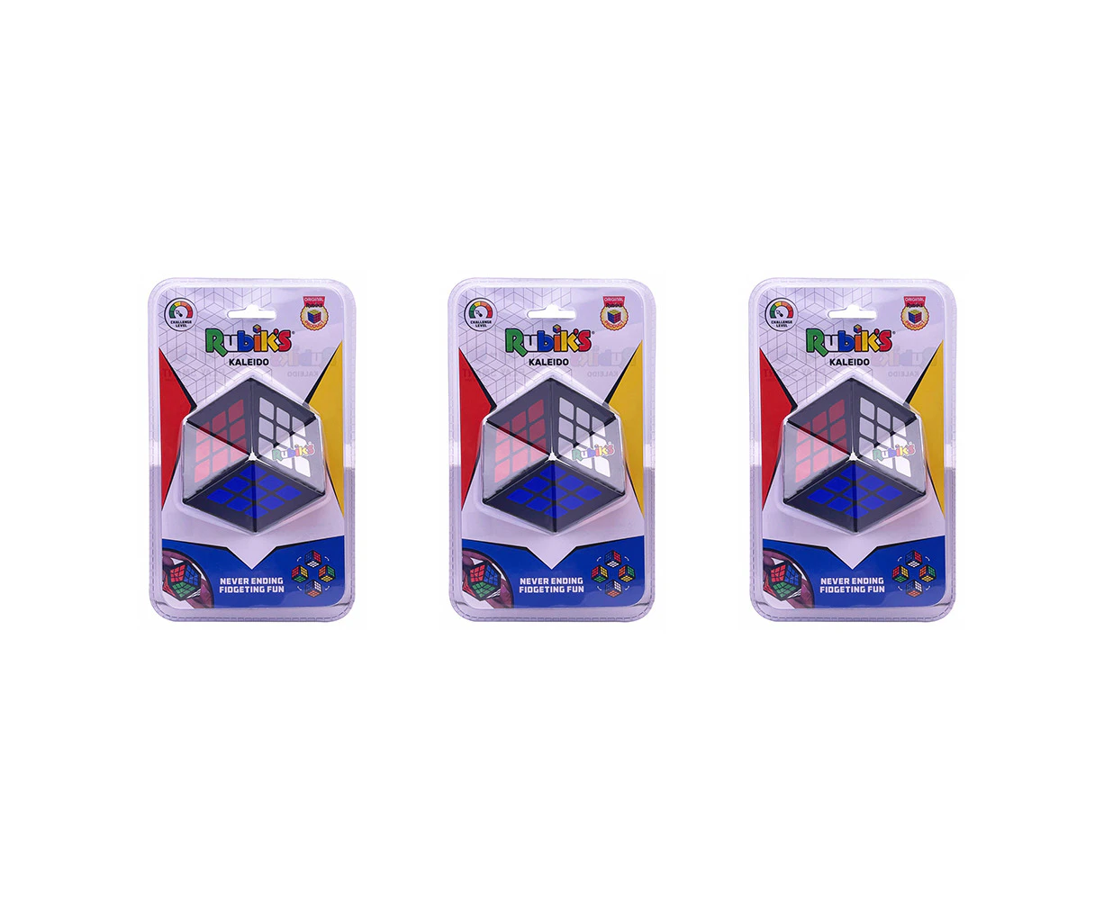 3x Rubiks Kaleido Fidget Kids/Children Educational Problem Solving Play Toy 4y+