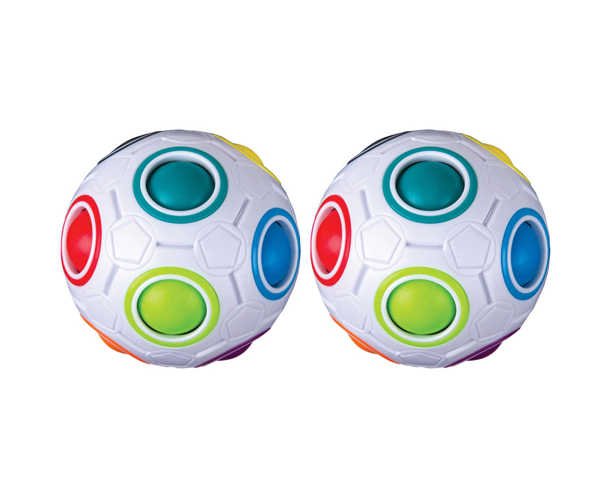 2x Duncan Color Shift Brain Teaser Puzzle Ball Kids/Children Educational Toy 5+