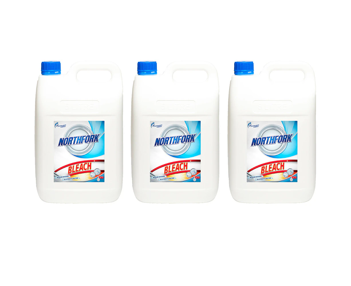 15L Northfork Bleach Kills Mould & Bacteria/Laundry/Bathroom Cleaning Sanitiser