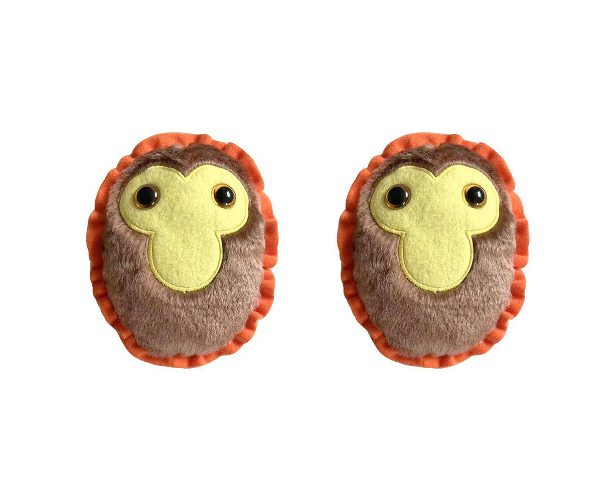 2x Giant Microbes Monkeypox Virus Gift Kids Plush Educational Cuddle Toy