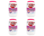 4x White King Fabric Stain Remover Oxy Powder Safe On Colours Effective 1kg